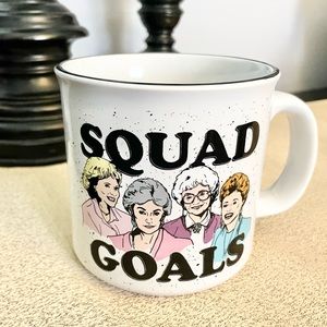 NWT The Golden Girls SQUAD GOALS Ceramic Mug